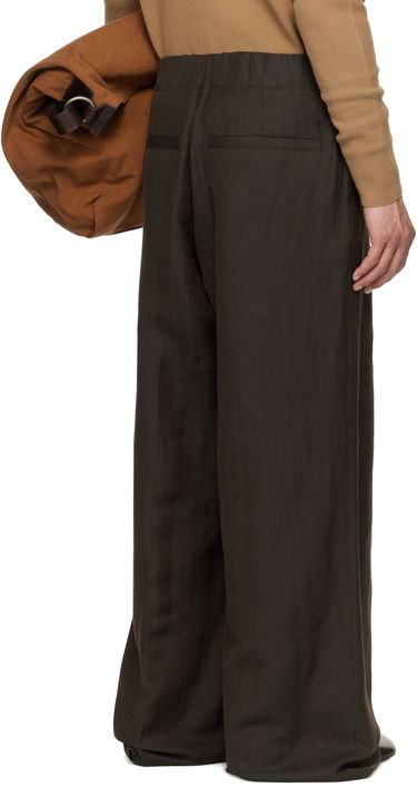Bukser Dries Van Noten Dries Van Noten Drawstring Wide-Leg Trousers Brun | 251-020907-1304, 2