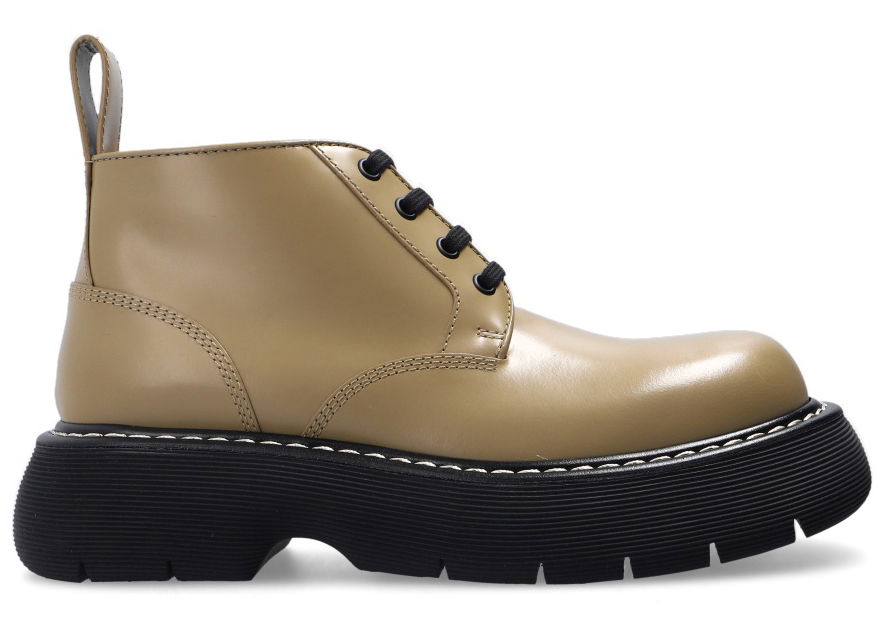Sneakers og sko Bottega Veneta Bounce Leather Ankle Boots Beige | 651406V00H02865, 0