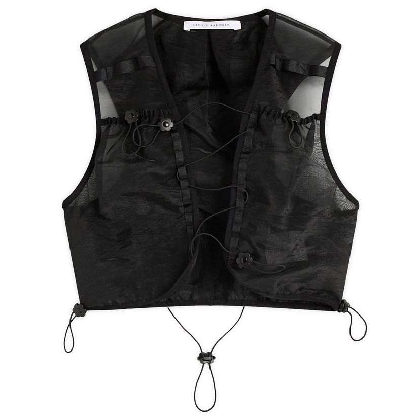 Vest Cecilie Bahnsen Cecilie Bahnsen Bona Running Vest Sort | 325RTW15004
