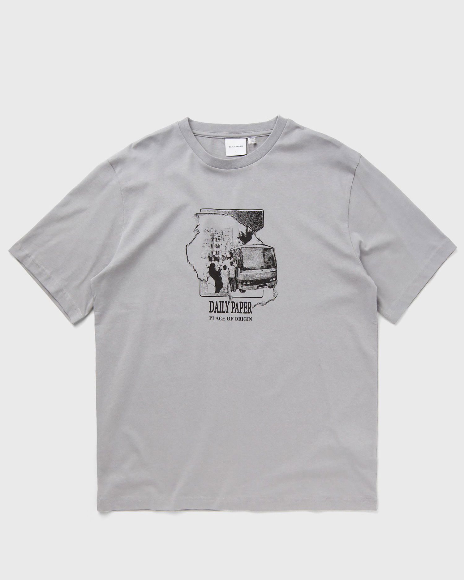 T-shirt DAILY PAPER Place of Origin Tee Grå | 2413010, 0