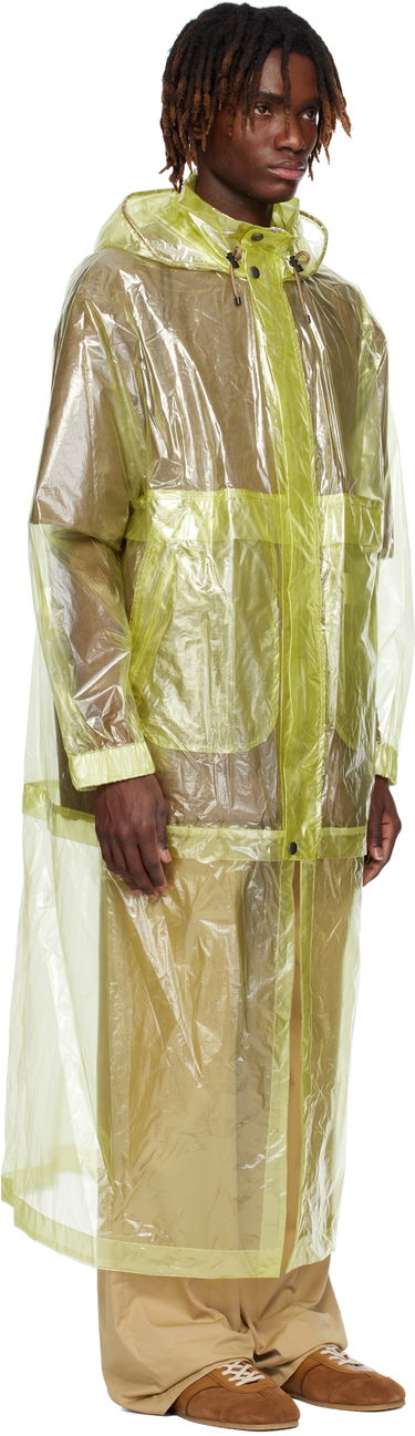 Regnfrakke Dries Van Noten Dries Van Noten Sheer Taffeta Coat Gul | 251-020552-1258, 1