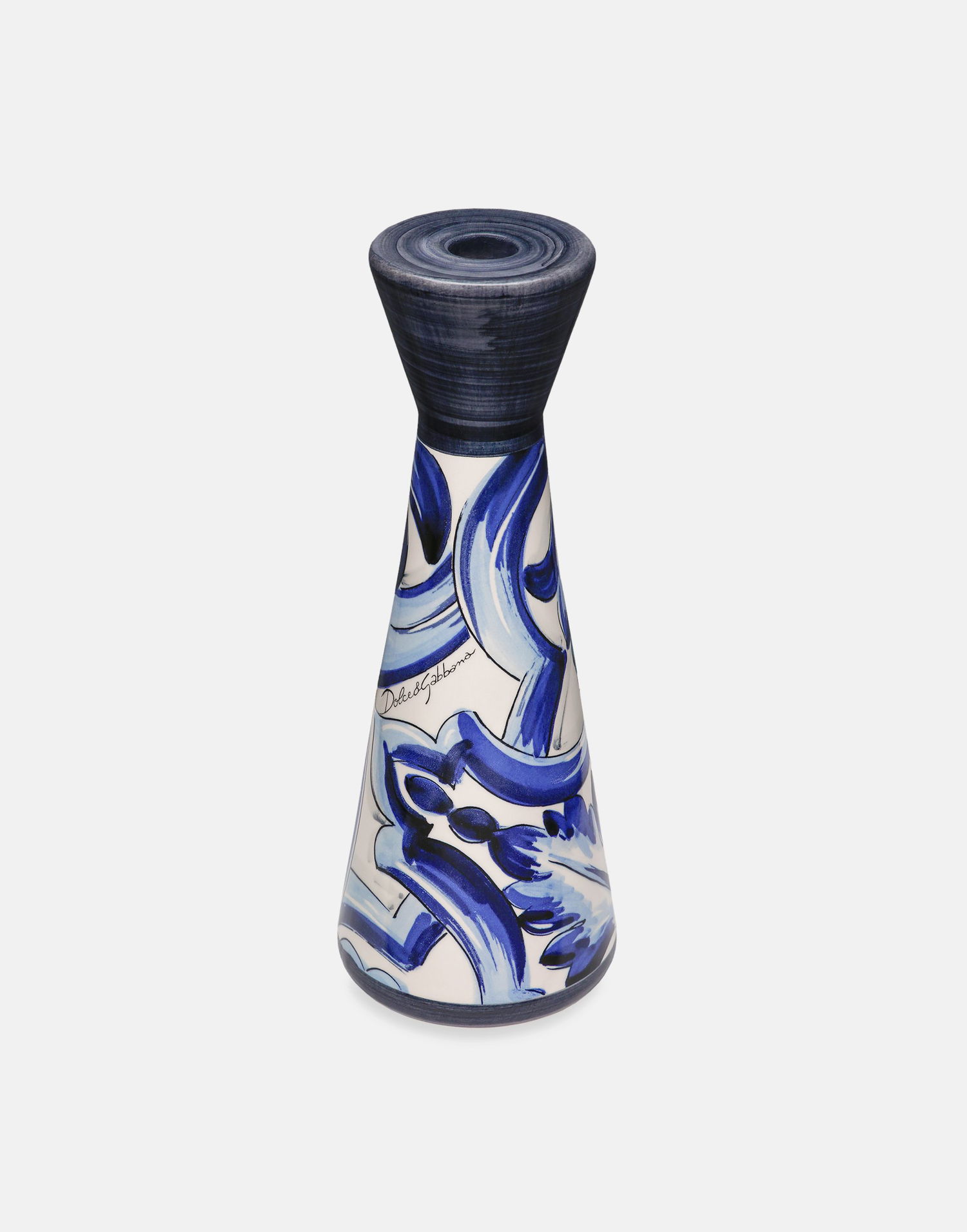 Home decor Dolce & Gabbana Dolce & Gabbana Ceramic Candle Holder Blå | TCC187TCACDUB001, 1