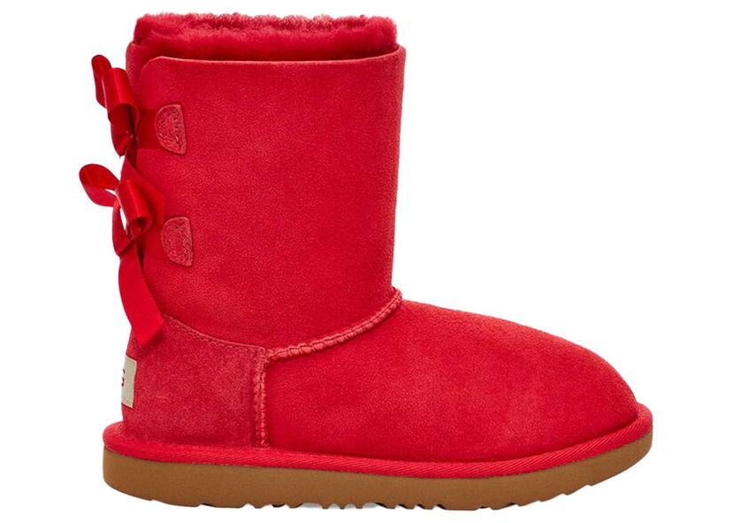 Tøj UGG Bailey Bow II Boot Ribbon Red (Toddler) Rød | 1017394T-RBRD