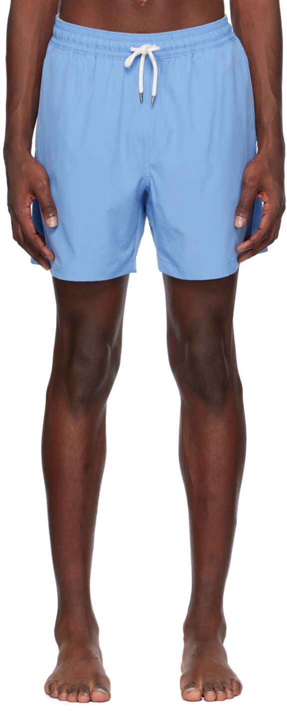 Badetøj Polo by Ralph Lauren Polo Ralph Lauren Embroidered Swim Shorts Blå | 710901591001, 0