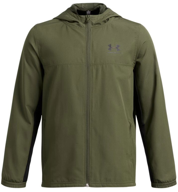 Vindjakke Under Armour Under Armour Rival Woven Jacket Grøn | 1390154-390
