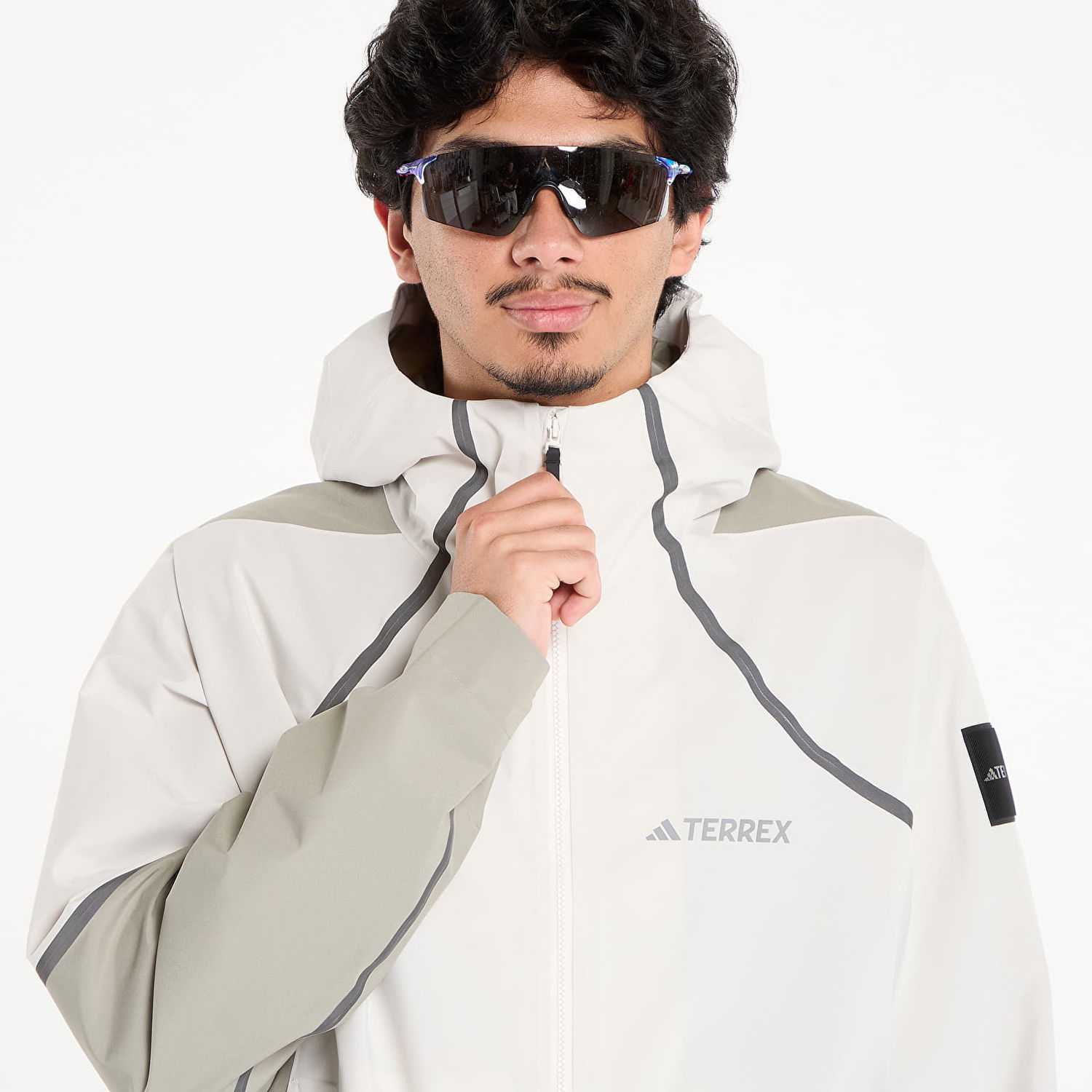 Regnfrakke adidas Performance National Geographic CLIMAPROOF Rain Jacket Hvid | KC2342, 1