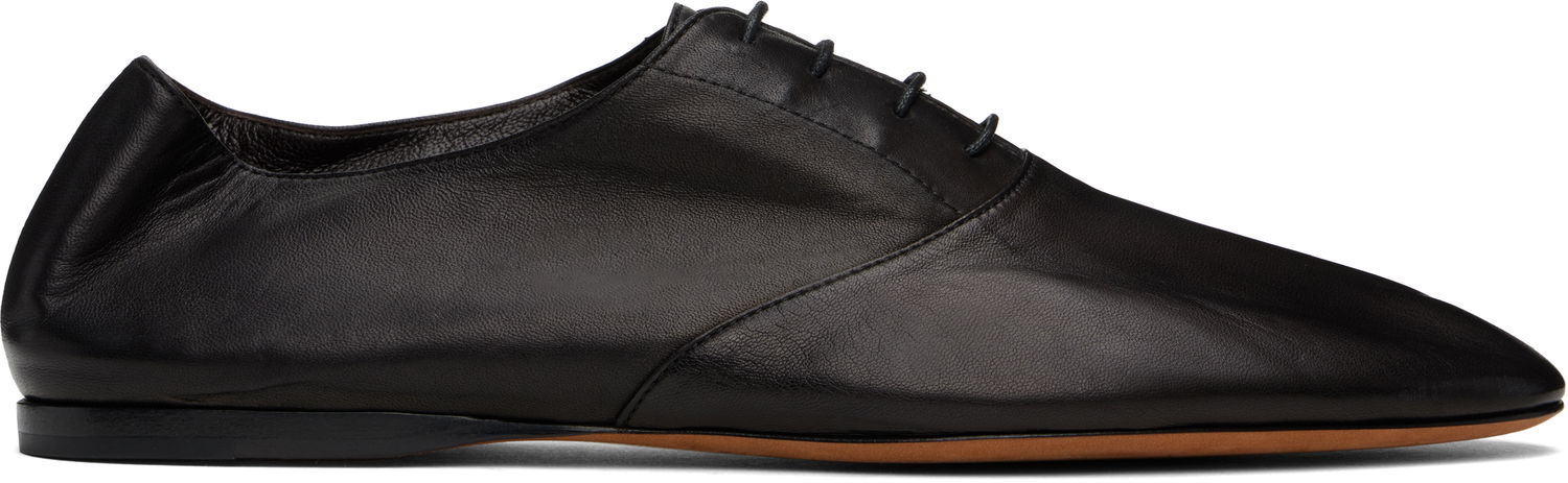 Sneakers og sko The Row Lace Up Oxfords Sort | F1560-N66, 0