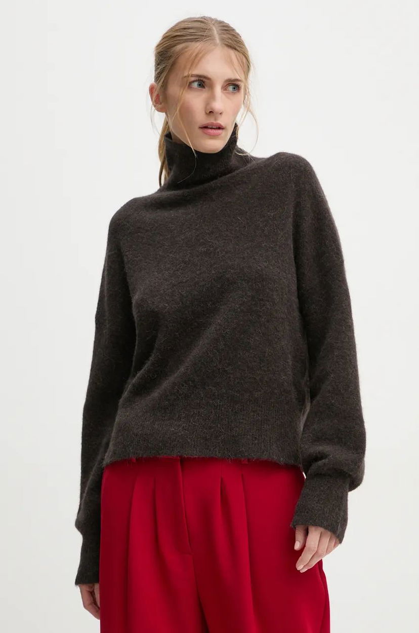 Sweater Samsoe Samsoe Sweater Turtleneck Brun | F18322002