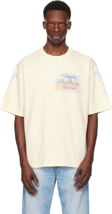 T-shirt AMIRI AMIRI 'Follow Me Into The Sun' T-Shirt Gul | AMJYTE1208, 0