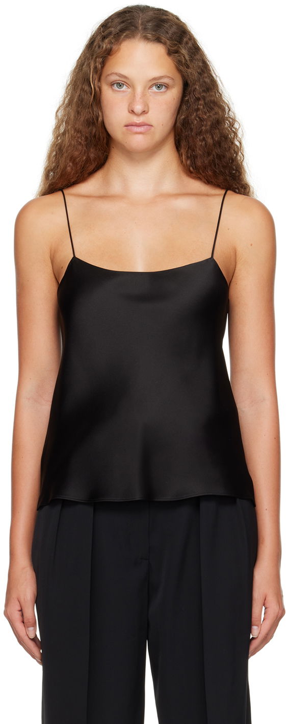 Tanktop The Row Silk Satin Camisole Sort | W151-W441