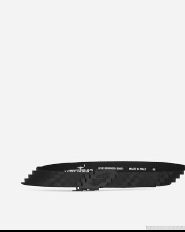 Bælter Stone Island Nylon Webbing Belt with Logo Buckle Sort | K2S15-9300003-S0071 V0029, 1