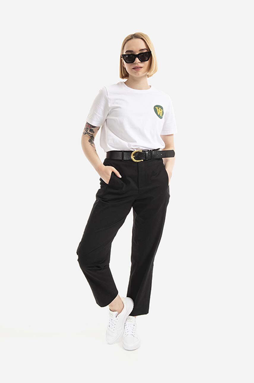 Bukser WOOLRICH Trousers Medium Waist Sort | CFWWTR0118FRUT3028, 1