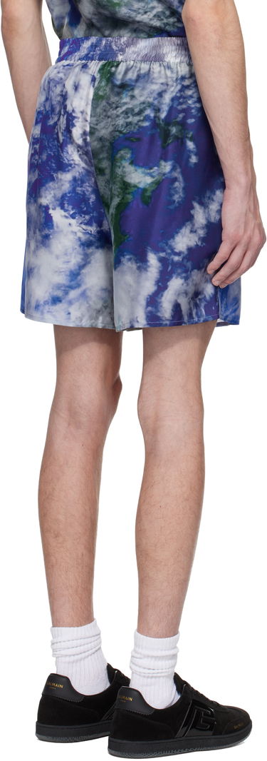Shorts Balmain Balmain Earth Print Shorts Flerfarvet | EH0PA145SE89, 2