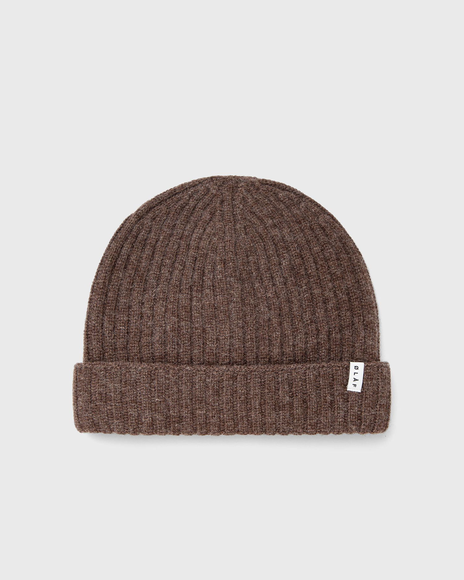 Beanie ØLÅF Wool Beanie Brun | A180826-BROWN-MELANGE, 0