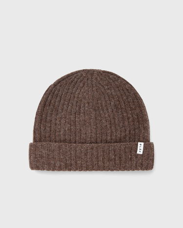 Beanie ØLÅF Wool Beanie Brun | A180826-BROWN-MELANGE, 0