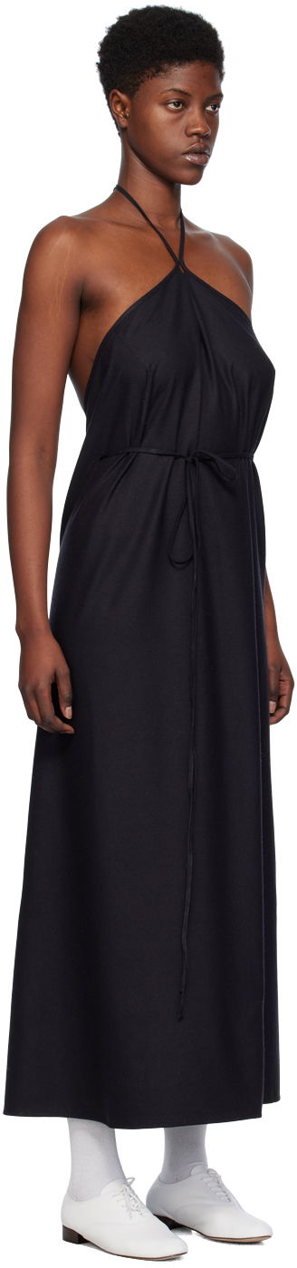 Kjole Baserange Halterneck Maxi Dress Sort | DRLI-WS-000, 1