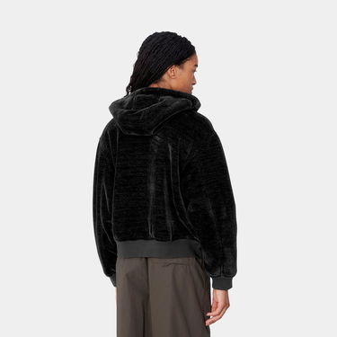 Sweatshirt Carhartt WIP Active Fleece Zip-Up Hoodie Sort | I033905_8, 1