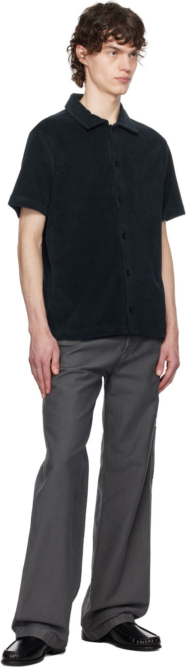 Skjorte A.P.C. A.P.C. Nicolo Short Sleeve Button-Down Shirt Sort | COEWT-H26501, 3
