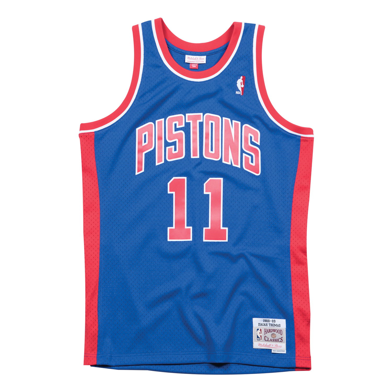 Jersey Mitchell & Ness NBA Swingman Jersey Detroit Pistons Isiah Thomas Blå | SMJYGS18163-DPIROYA88ITH, 0