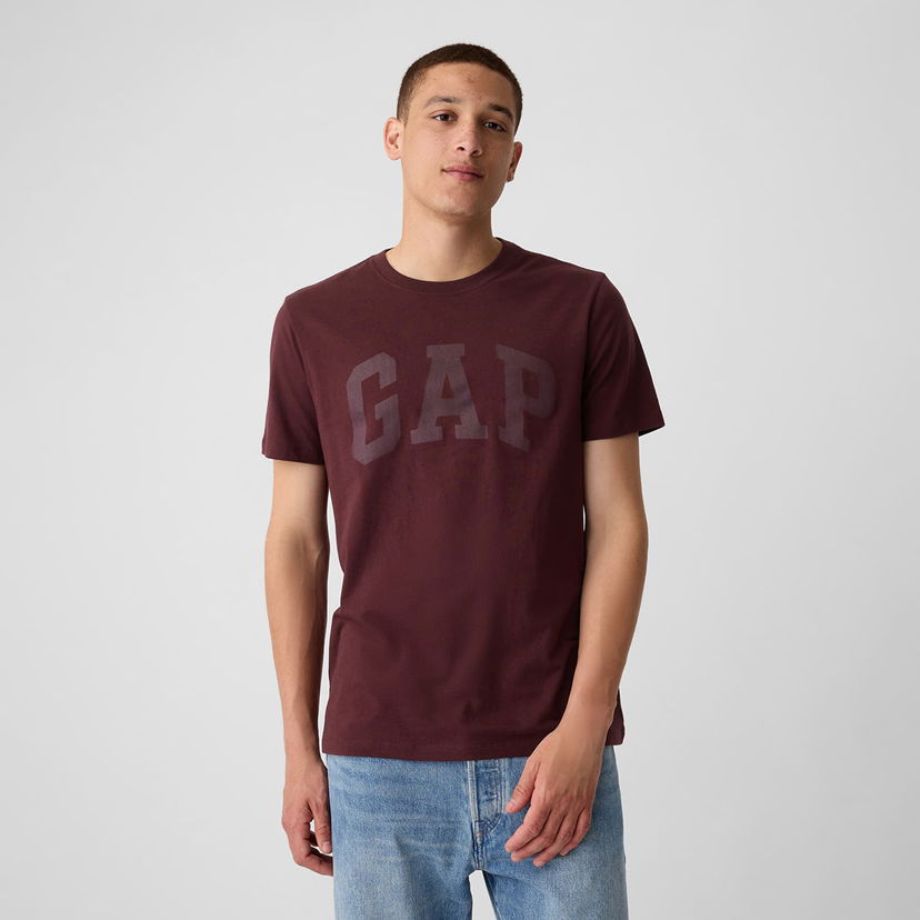 T-shirt GAP T-shirt Logo Tee Noir Red XS Brun | 856659-17