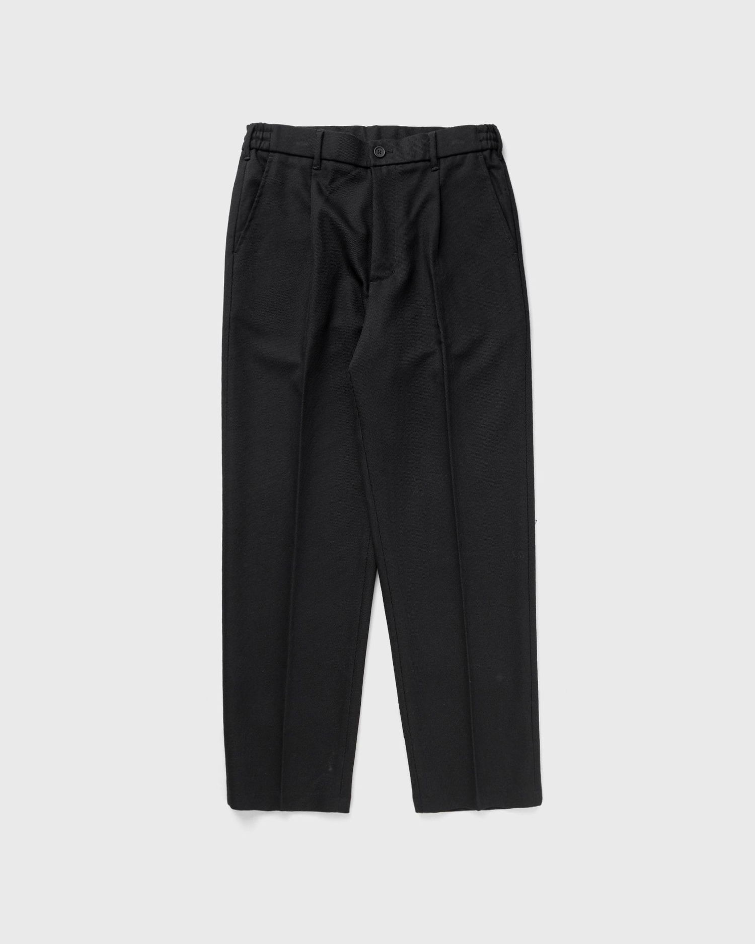 Bukser ØLÅF Twill Pleated Chinos Sort | M220406-CHARCOAL, 0