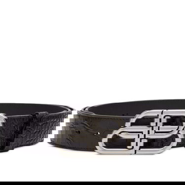 Bælter Balenciaga BB Large Belt Sort | 570370-1ROBY-1000, 0