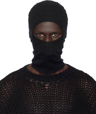 Beanie Rick Owens Rick Owens Porterville Skull Balaclava Sort | RU02D6478 WS, 0