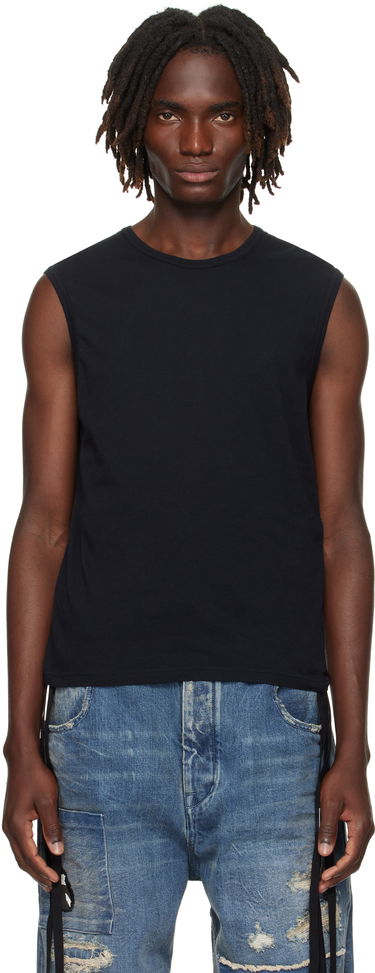 Tanktop Ann Demeulemeester Ann Demeulemeester Ysewijn 'Eternal Roses' Tank Top Sort | B0012882-FA206-099, 0