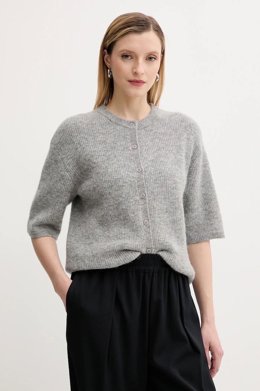 Sweater Samsoe Samsoe Samsoe Samsoe SAANOURA Cardigan Grå | F25200115