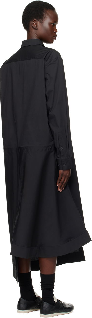 Kjole Y-3 Y-3 Shirt Midi Dress Sort | JV5840, 2