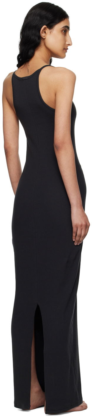 Kjole SKIMS SKIMS Cotton Rib Long Cami Maxi Dress Sort | DR-MAX-5521W, 2