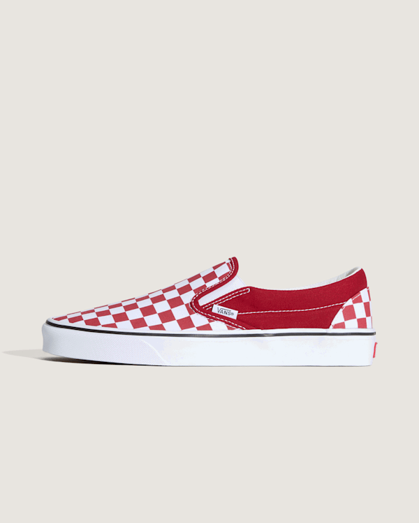Sneakers og sko Vans Vans Slip-On Checkerboard 39 Rød | VN000DAH14A