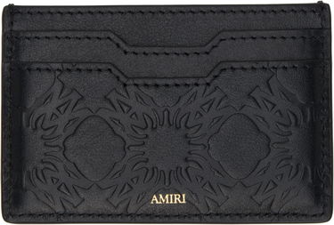 Tegnebog AMIRI 'MA' Quad Leather Card Holder Sort | AMACCO1014, 1