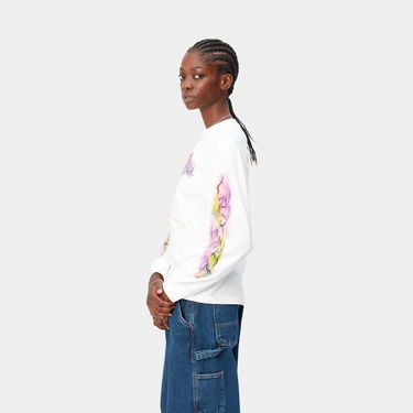 T-shirt Carhartt WIP Babybrush Grin T-Shirt Hvid | I032144_02_XX, 4
