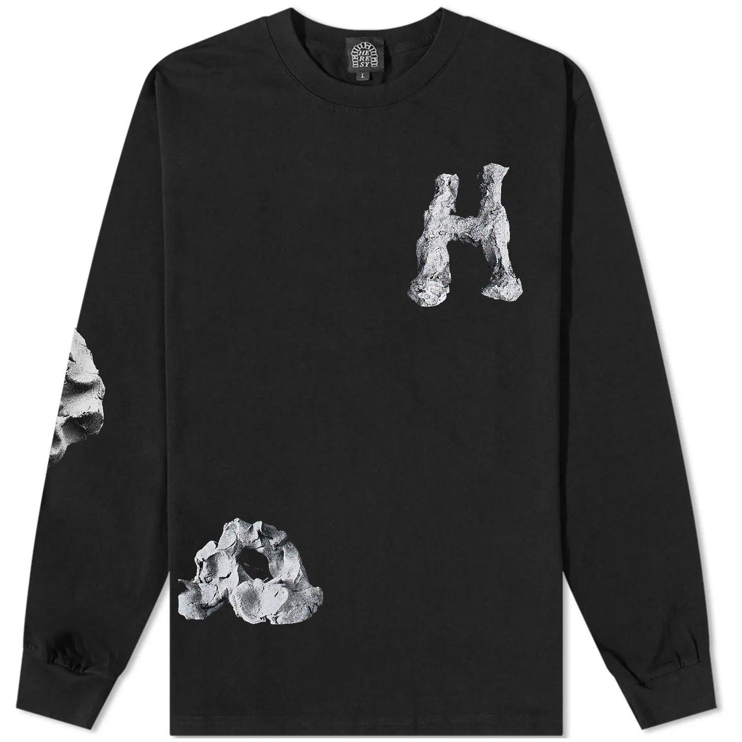 T-shirt Heresy Origin Tee Sort | HSS23-T07B-BK, 0