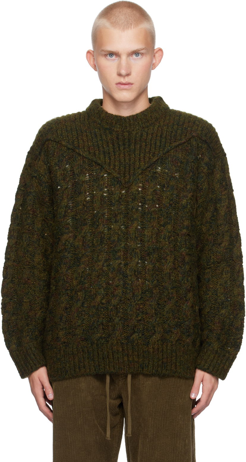 Sweater ISABEL MARANT Isabel Marant Helios Knit Sweater Grøn | PU0601HA-B4L03H