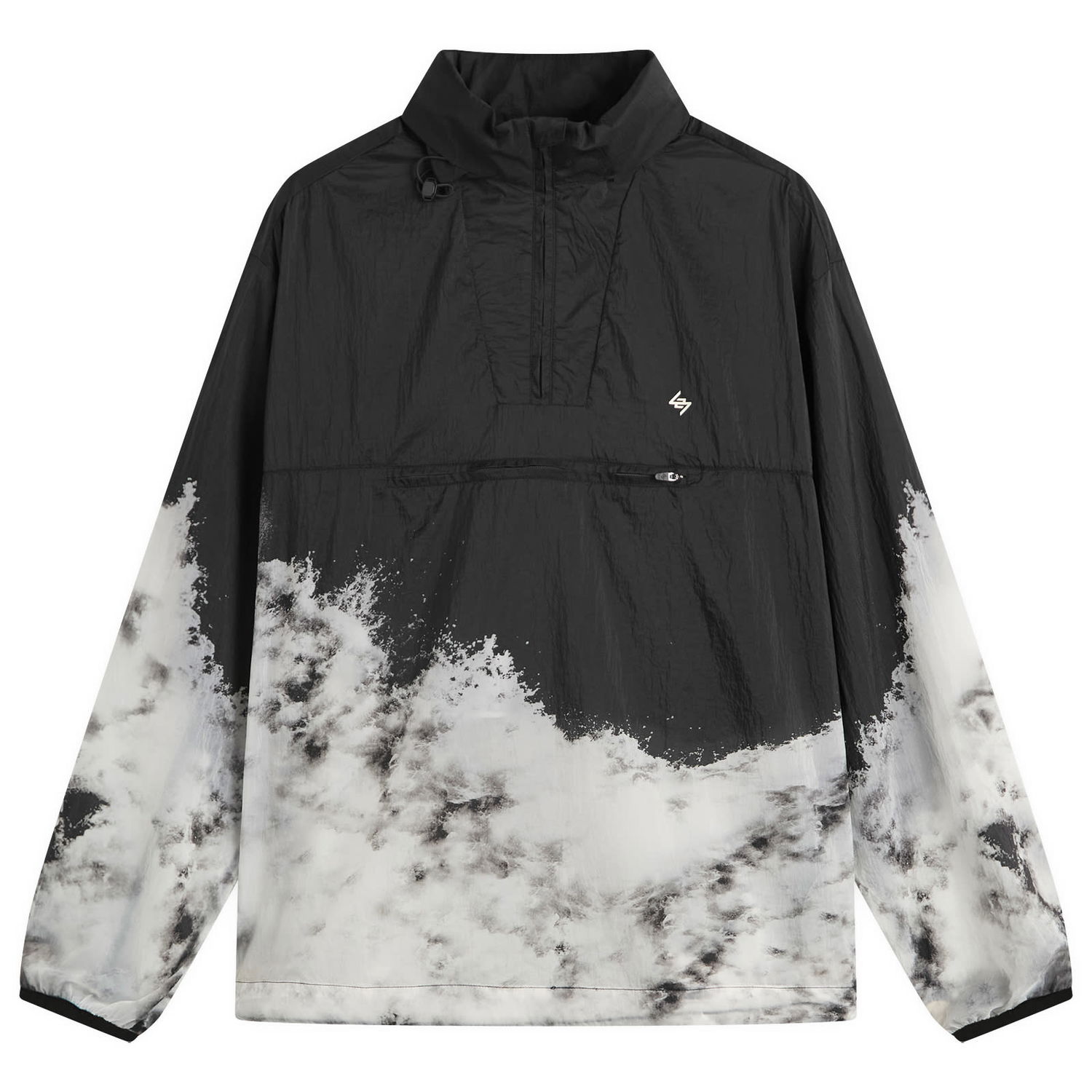 Vindjakke Represent Clo 247 Wave Print Overhead Training Jacket Flerfarvet | 247M100005-01, 0