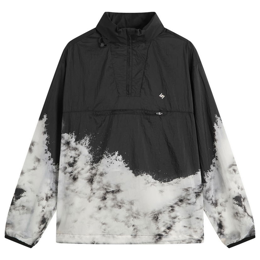 Vindjakke Represent Clo 247 Wave Print Overhead Training Jacket Flerfarvet | 247M100005-01