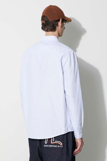 Skjorte A.P.C. Greg Shirt Turkis | COGUH-H12499, 2