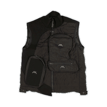 Vest A-COLD-WALL* Down Turtleneck Vest Sort | ACW MF19 CNB04 BLAC, 0