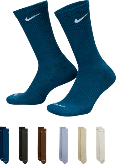 Sokker Nike U NK EVERYDAY PLUS CUSH CREW 6 Pairs Flerfarvet | SX6897-970, 2