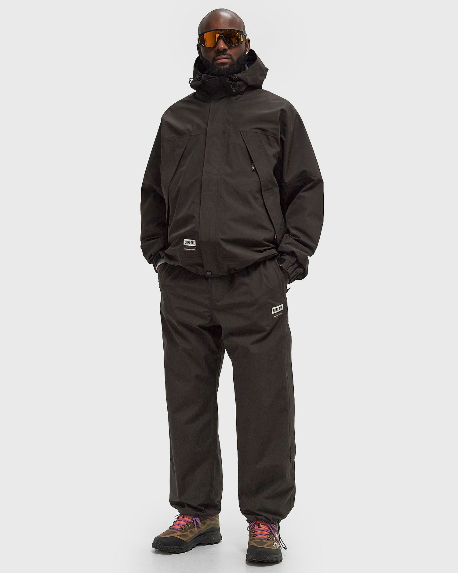 Cargo bukser thisisneverthat GORETEX 2L Wet Weather Pants Sort | GT243GPAOP01-OLB, 1