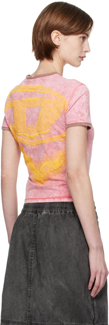 T-shirt Diesel Diesel T-Uncutie-Long-Q3 Graphic T-Shirt Lyserød | A17316 0SLBB, 2