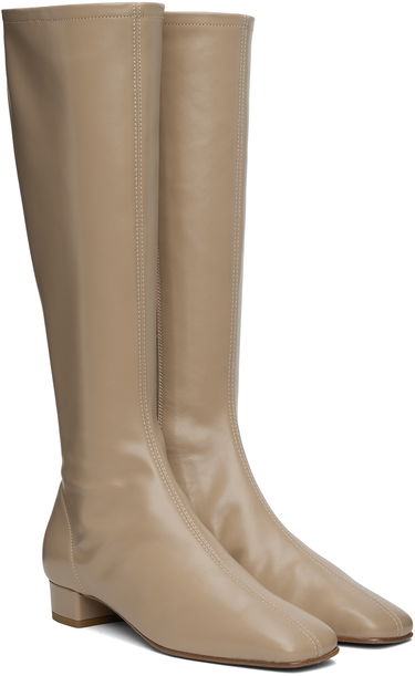 Tøj BY FAR BY FAR Edie Tall Boots Beige | 23PFEDITPNAP, 3