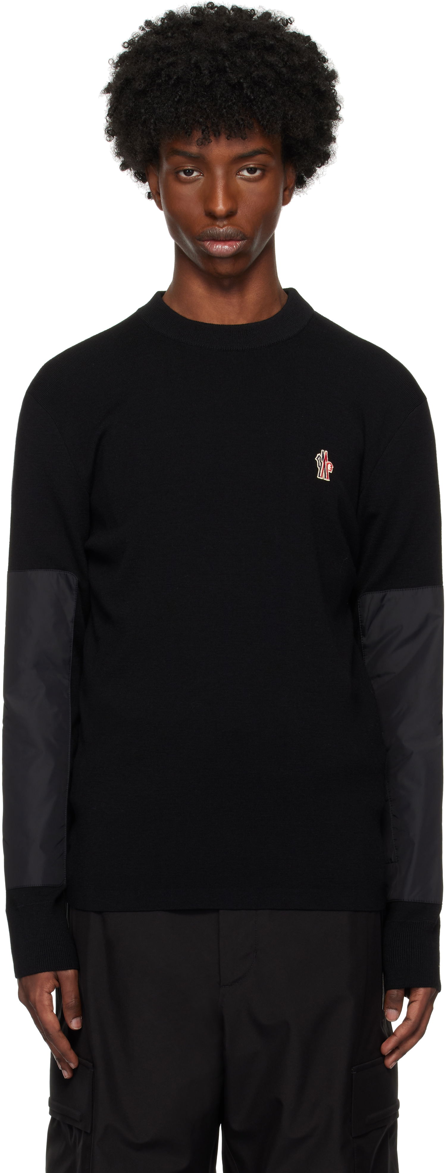 Sweater Moncler Sweater Crewneck Sort | J20979C00006M1122, 0