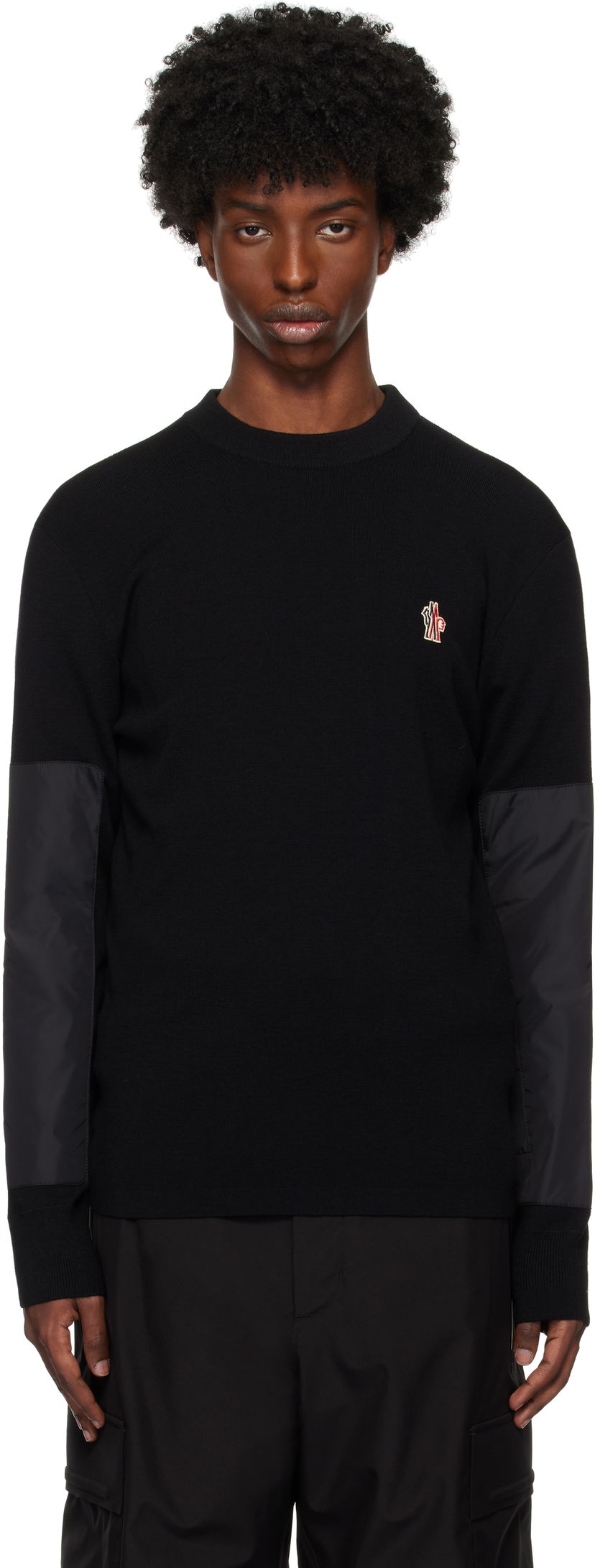 Sweater Moncler Sweater Crewneck Sort | J20979C00006M1122