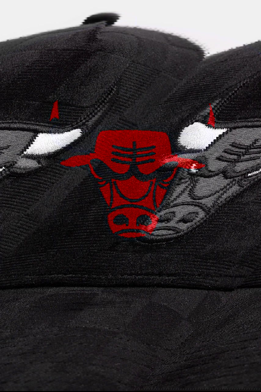 Kasket New Era New Era Tonal Check Trucker Bulls Cap Sort | 60595264, 1