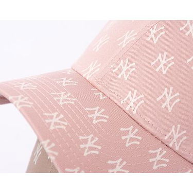 Kasket New Era 9FORTY MLB Monogram New York Yankees Pale Rose Lyserød | 60434993, 4