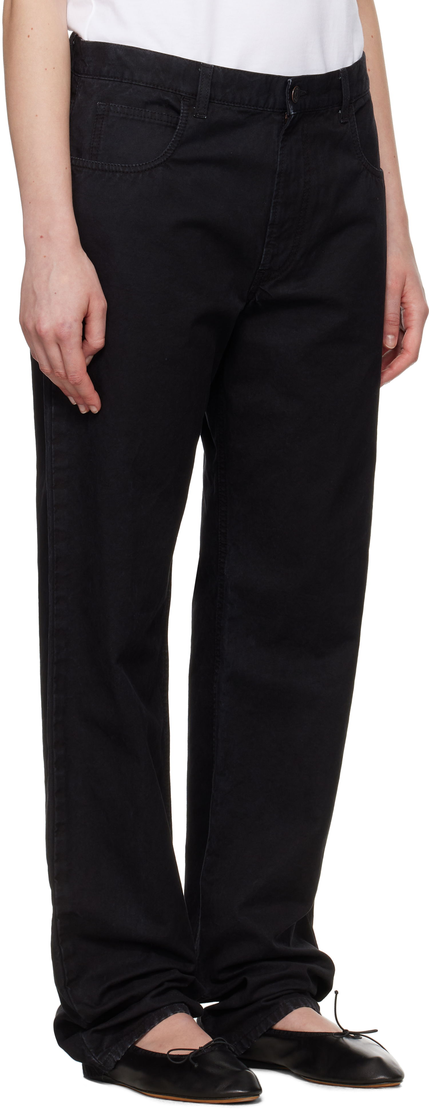 Jeans The Row The Row Landais Straight-Leg Jeans Sort | 10000-W3912, 1