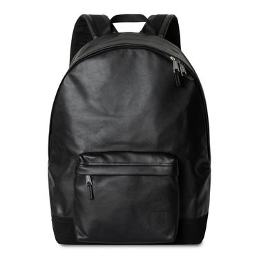 Rygsæk Carhartt WIP Faux Leather Backpack Sort | I034341_1, 0